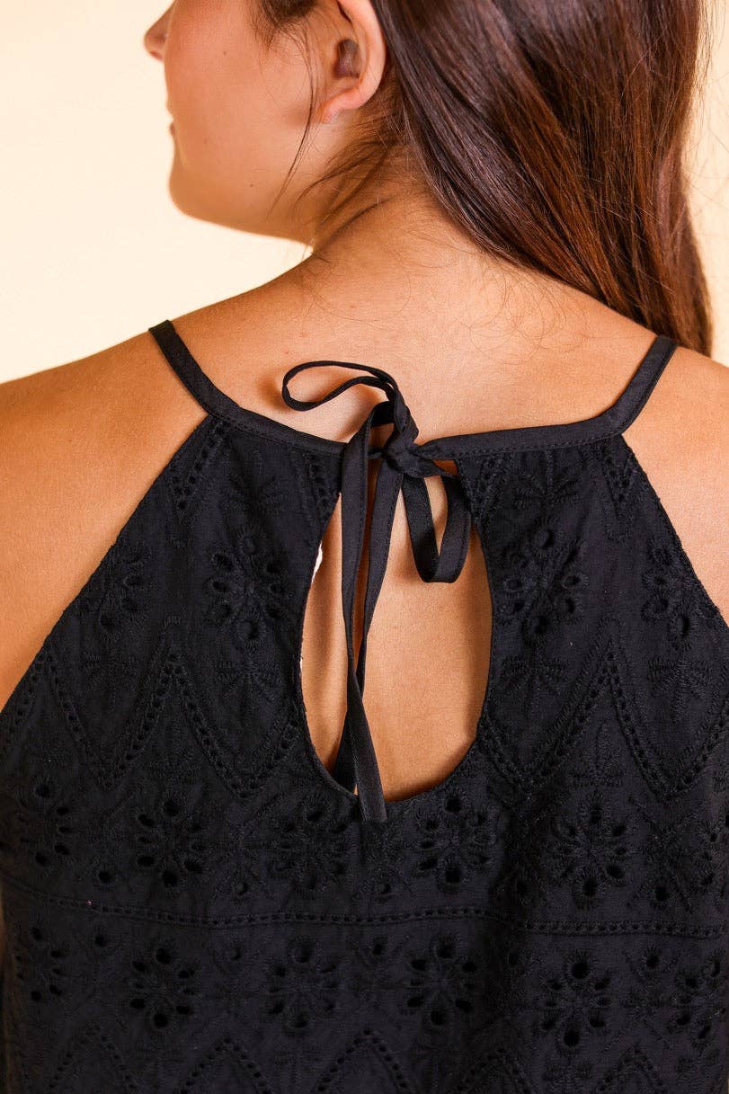 TOP108 The Yala Top in Black
