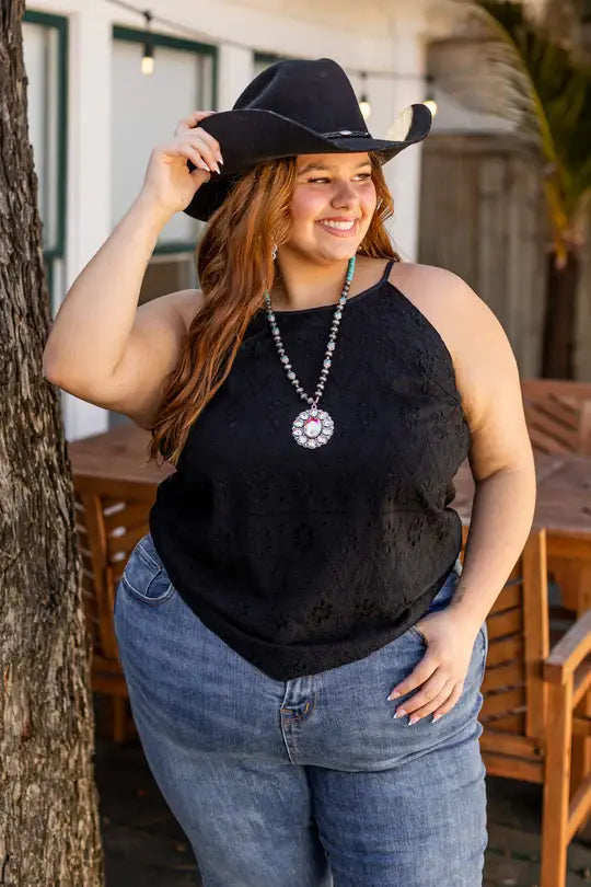 TOP108 The Yala Top in Black