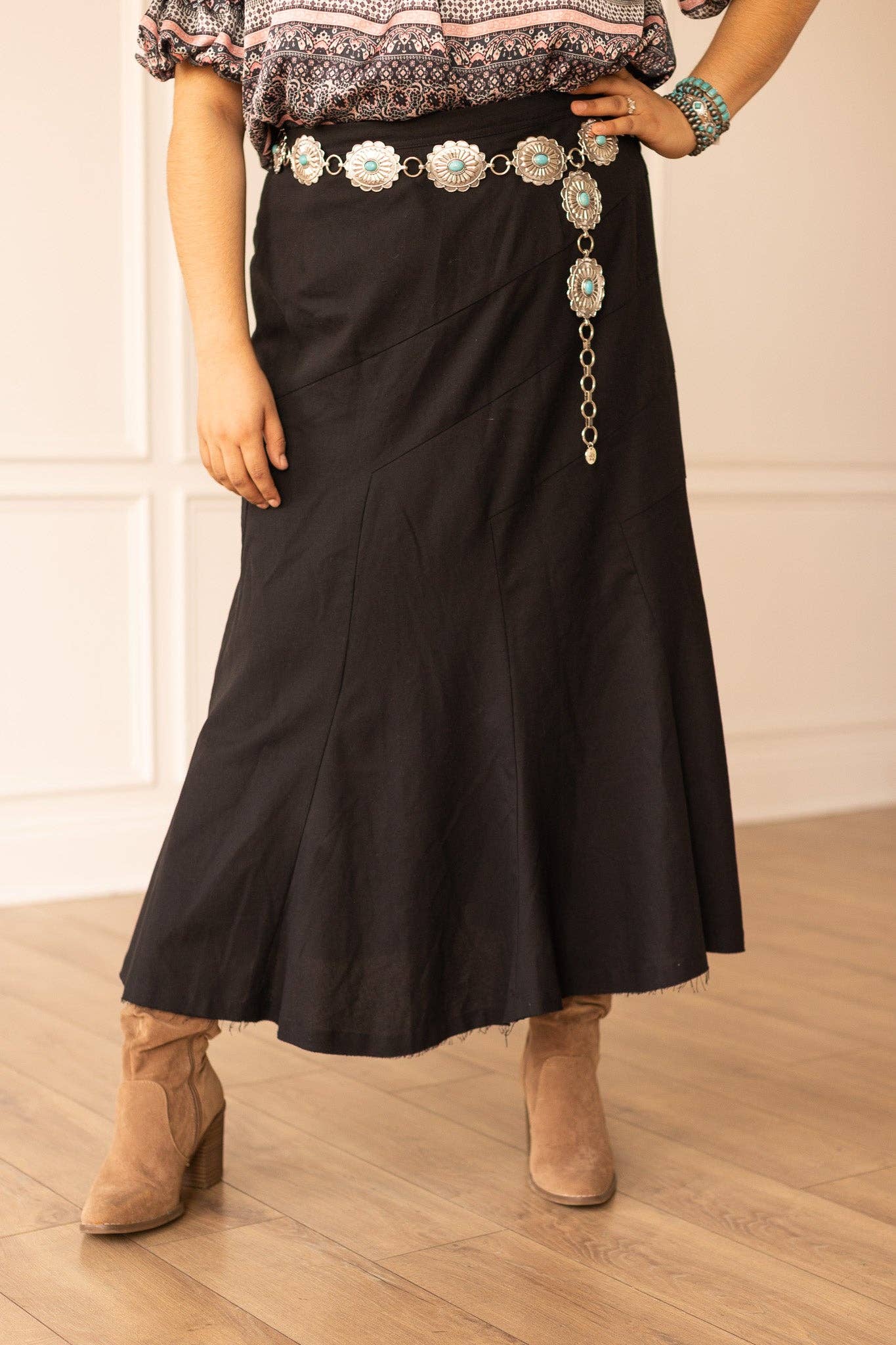 DRE101 Stella Black Linen Dress
