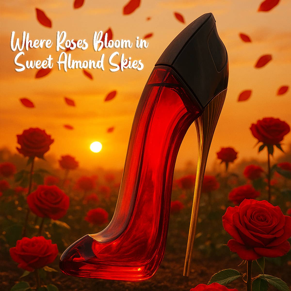 Perf115 - Princess High Heels Red And Black Spray Perfume For Women