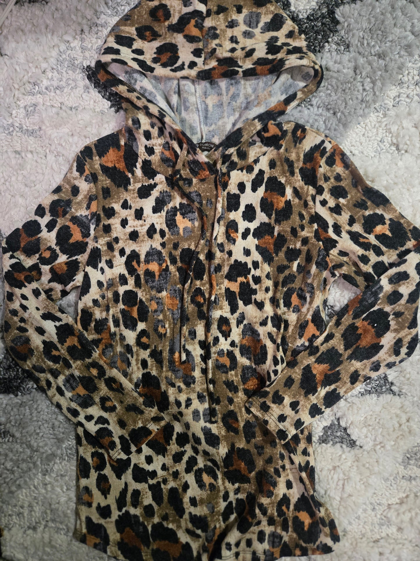 TL1659 Animal Print Hoodie