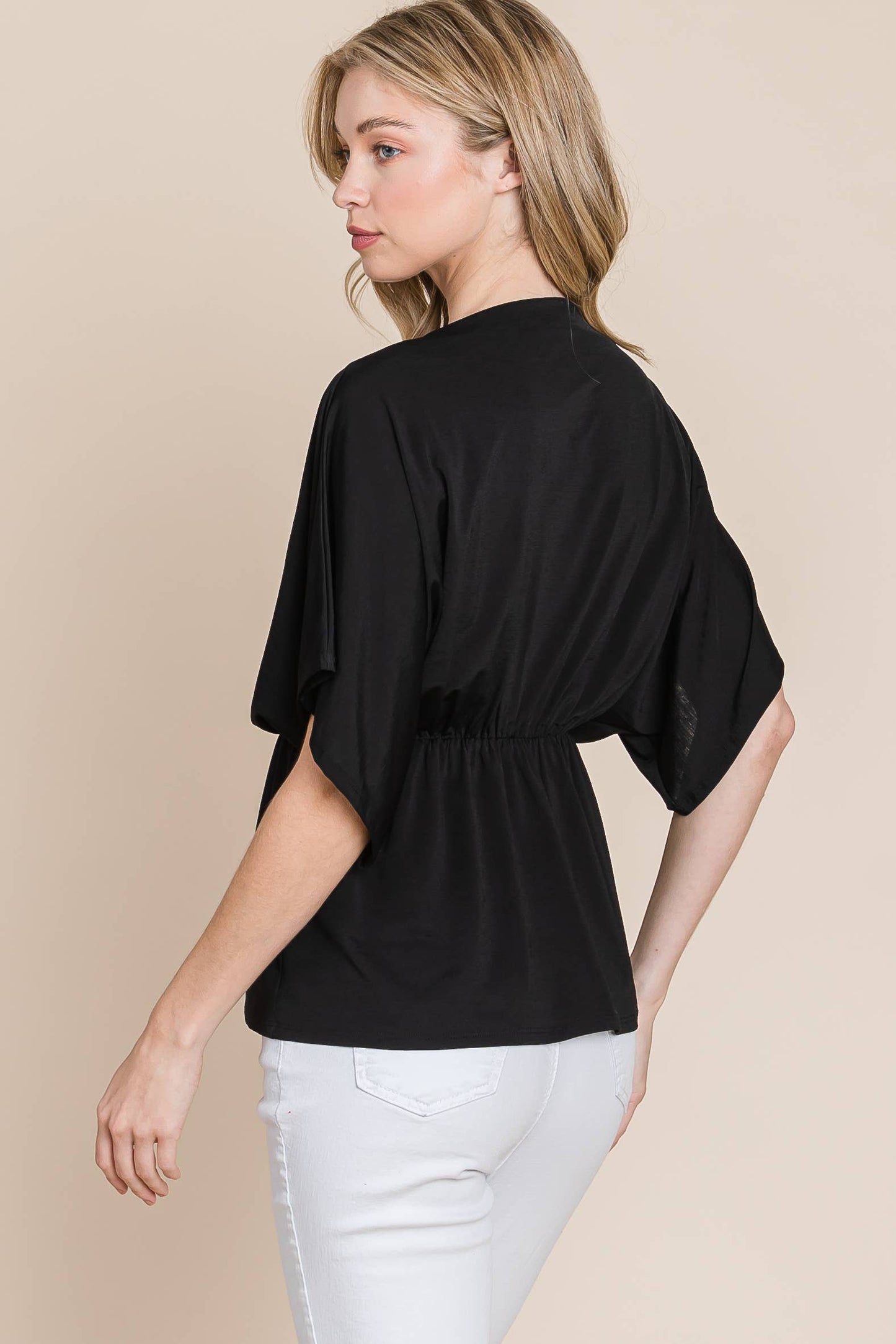 TA1822 Tunic Top, Black