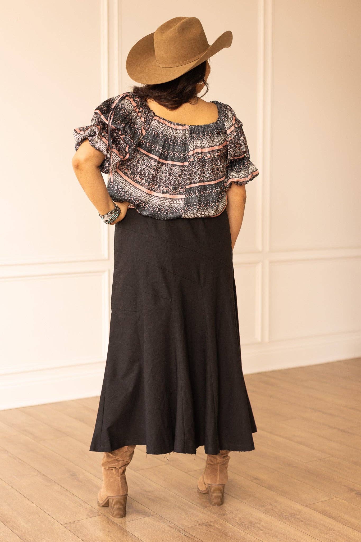 DRE101 Stella Black Linen Dress