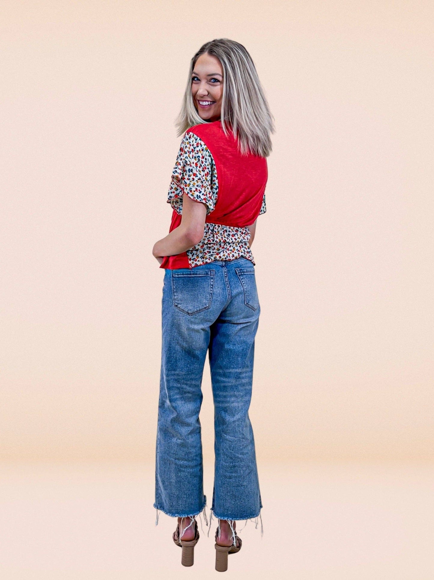 TOP109 Days Grow By Floral Tunic