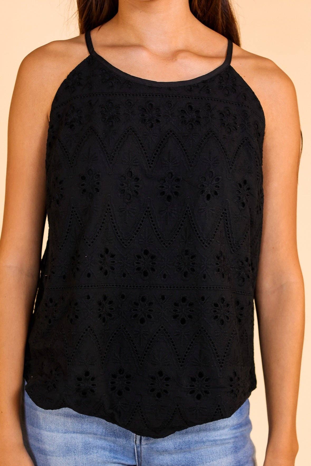 TOP108 The Yala Top in Black