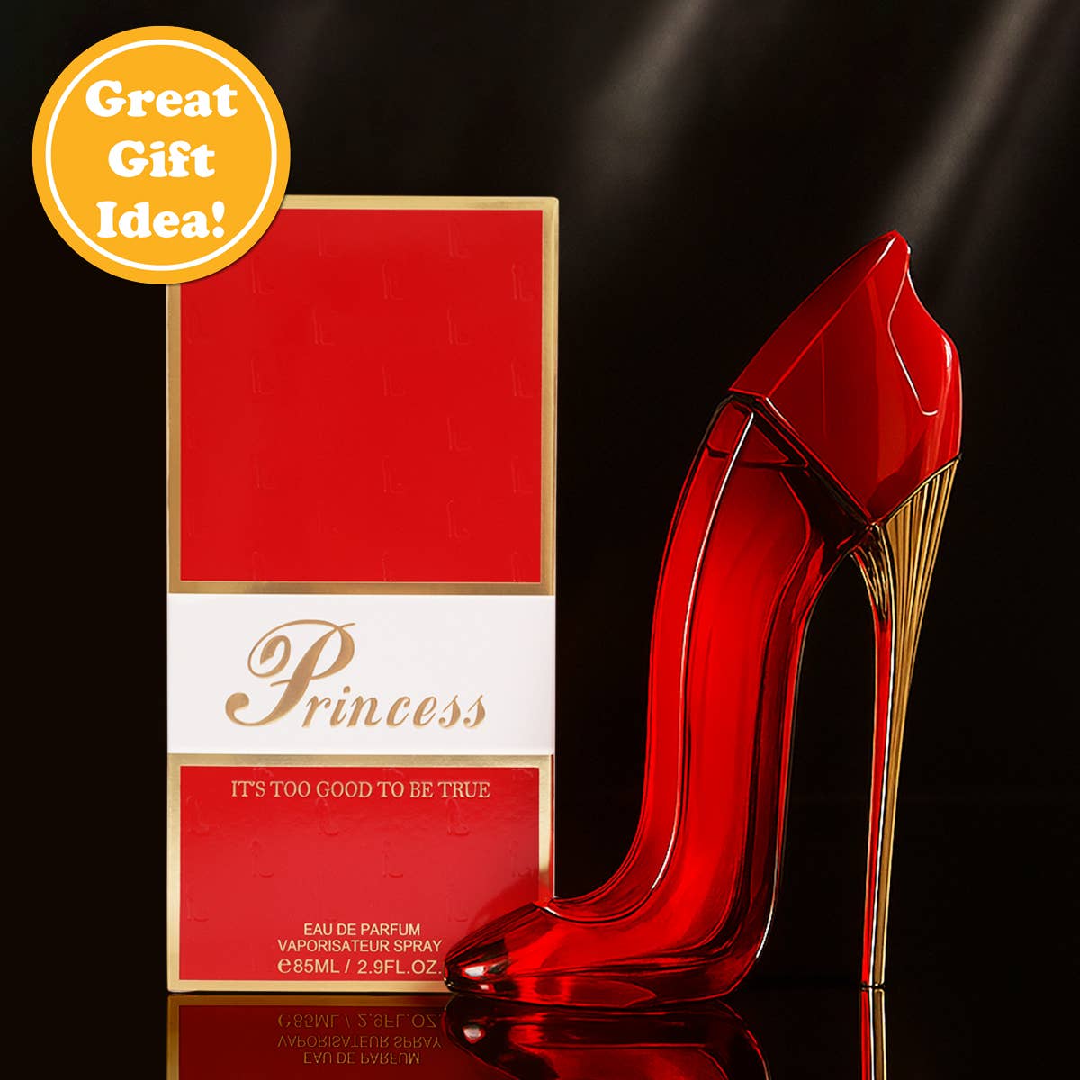 Perf112 - Princess High Heels Red Spray Perfume For Women