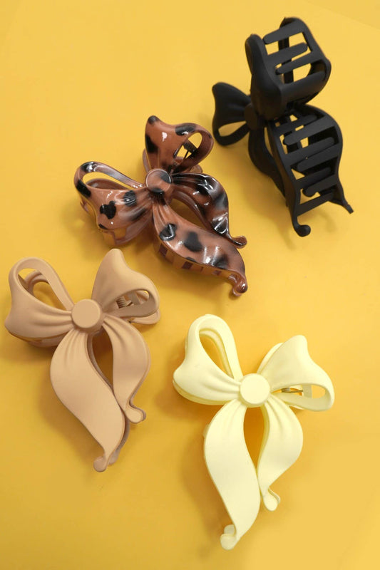 CLIP002 - Large Bow Claw Clip