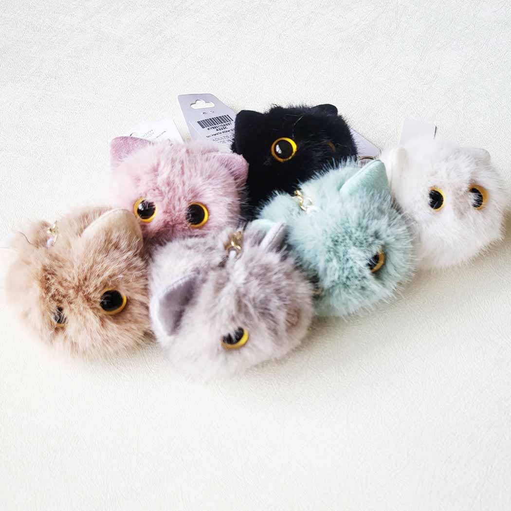 Acc103 - Cat PomPom Key Chain