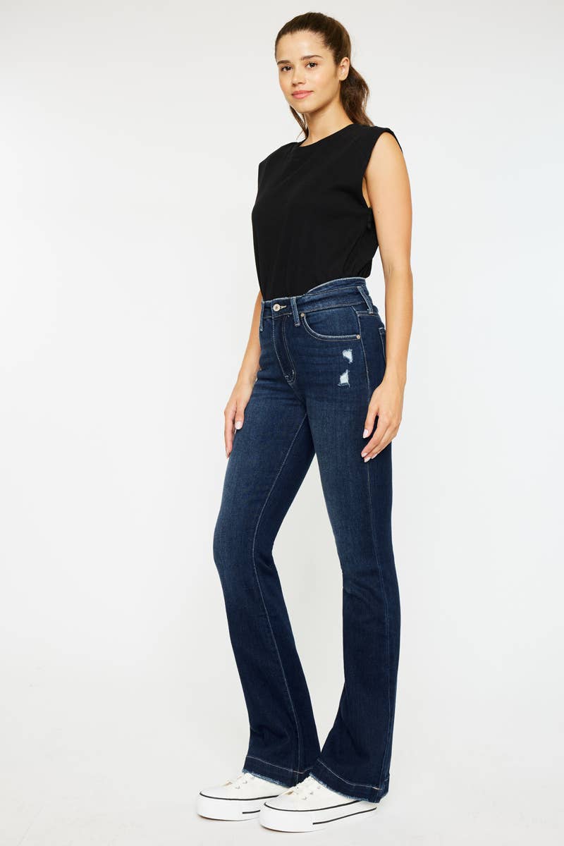 KC2550D - OPEN PACK HIGH RISE WIDE HEM BOOTCUT JEANS