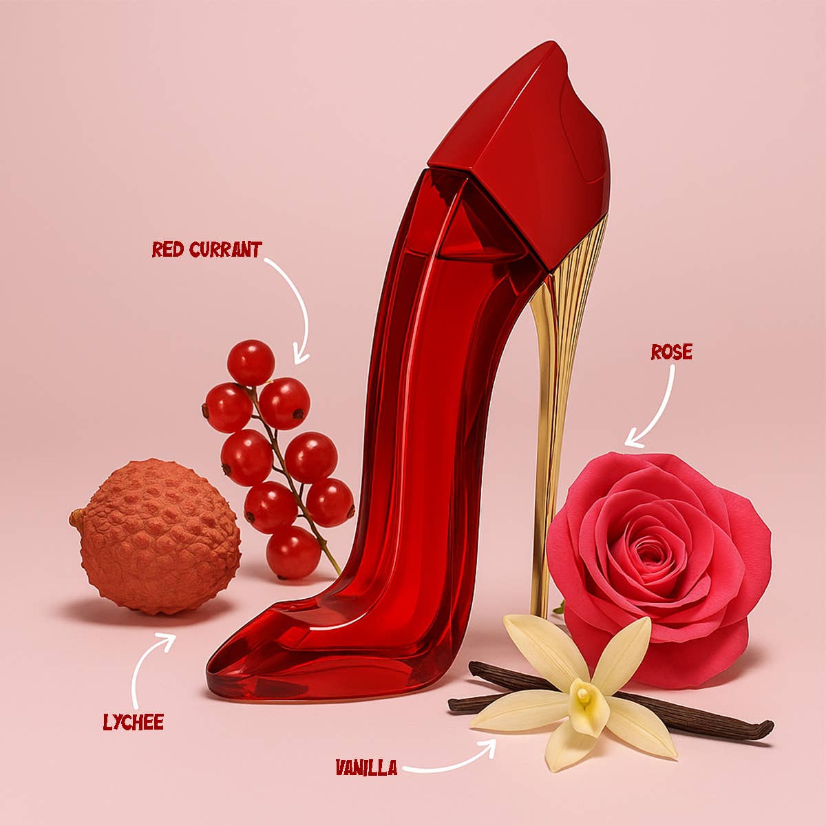 Perf112 - Princess High Heels Red Spray Perfume For Women