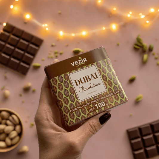 100g Vezir Dubai Chocolate Bar