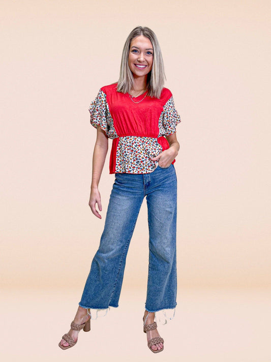 TOP109 Days Grow By Floral Tunic