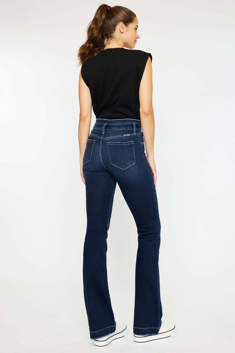 KC2550D - OPEN PACK HIGH RISE WIDE HEM BOOTCUT JEANS