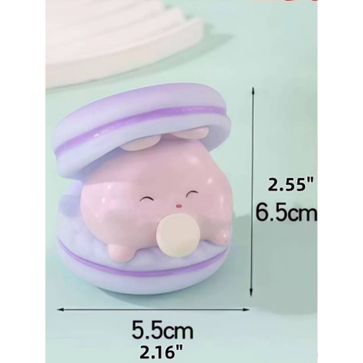 Toy001 - Macaroon Squeeze Animals Spit Bubble Toy