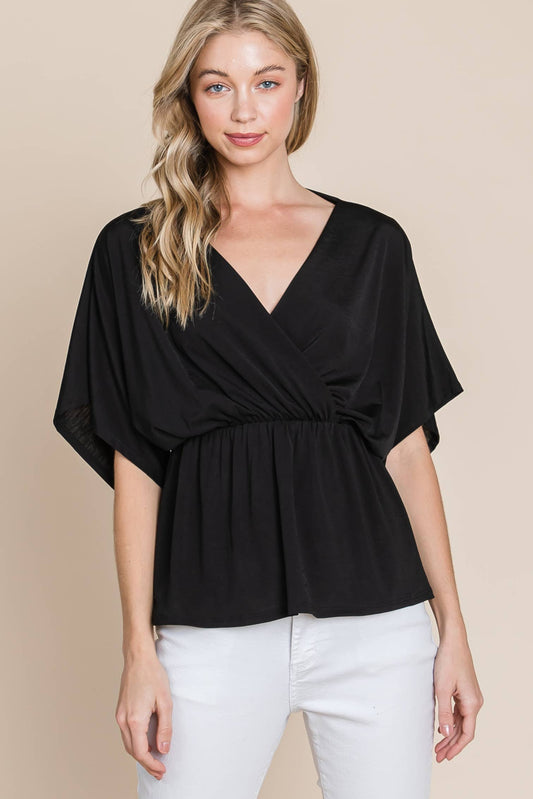 TA1822 Tunic Top, Black