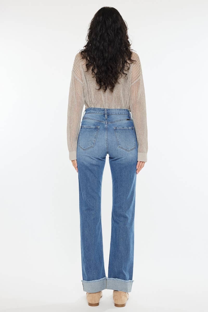 KC20065M - OPEN PACK HIGH RISE STRAIGHT JEANS