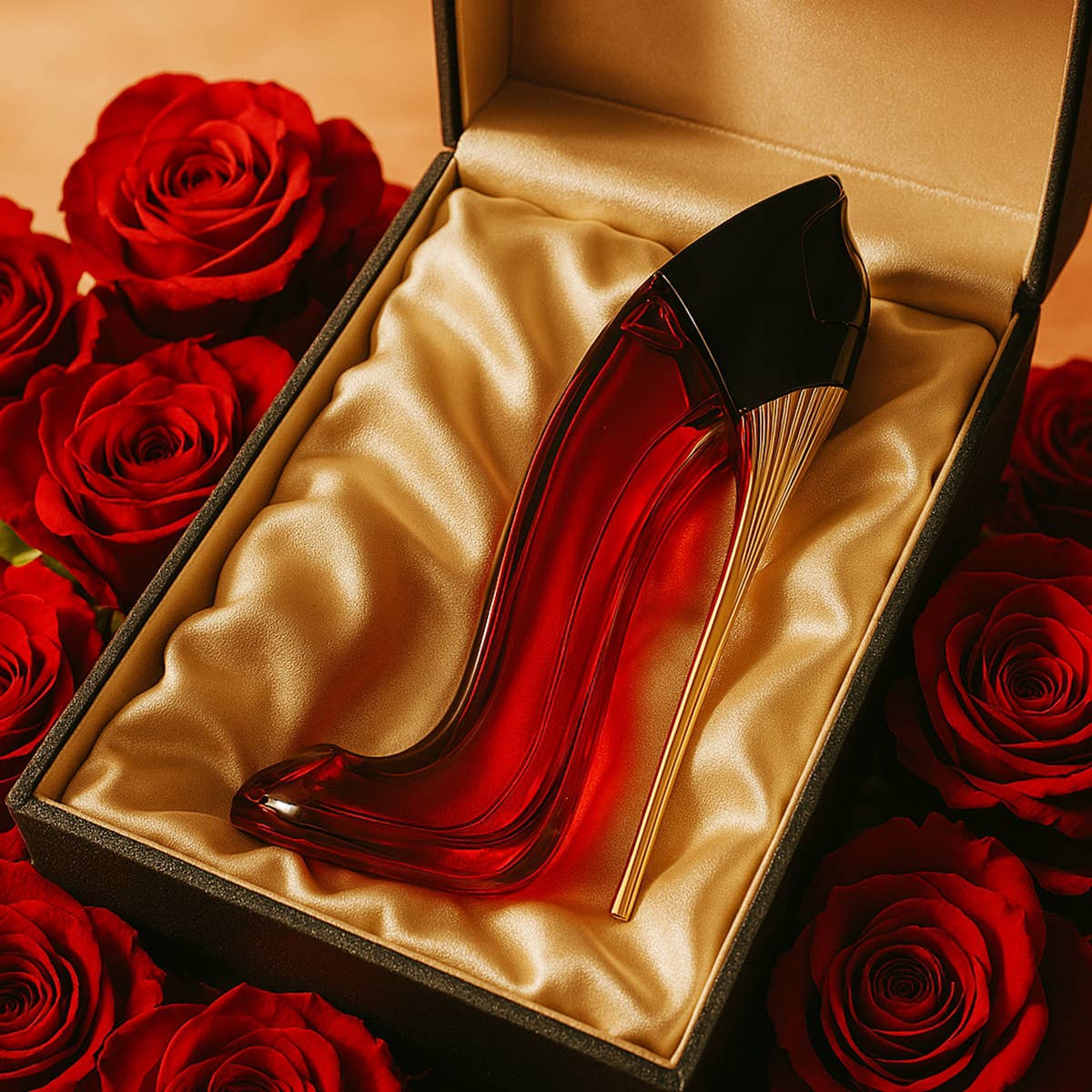 Perf115 - Princess High Heels Red And Black Spray Perfume For Women