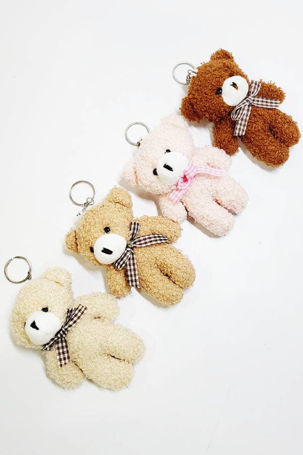 KCHN100 - Fluffy Bear Key Chain