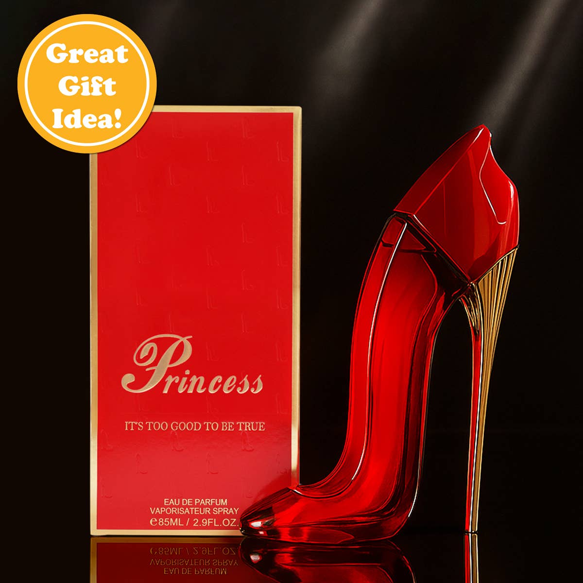 Perf112 - Princess High Heels Red Spray Perfume For Women
