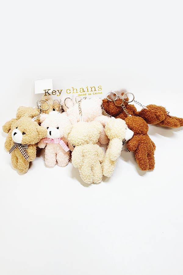 KCHN100 - Fluffy Bear Key Chain